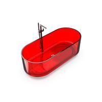 Knief Ellipse shape Ванна отдельностоящая из полимерного материала 170x75x56 см, цвет Rubin # 040