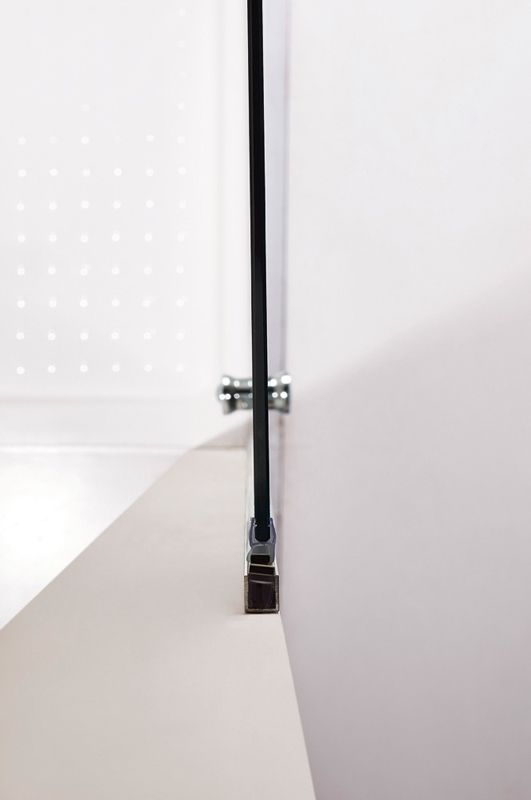 Душевая дверь в нишу Cezares ECO-O-B-2-90-C-Cr профиль Хром стекло прозрачное