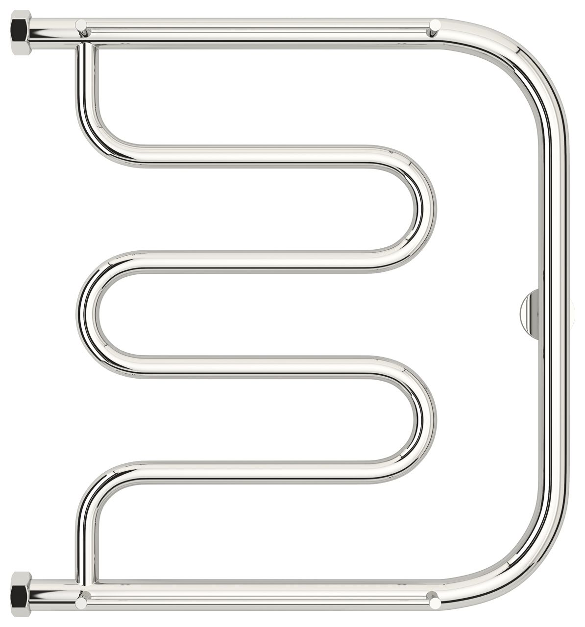 Полотенцесушитель водяной "Лира+" 2П 500х500 Н. Г. 1" (Без покрытия)