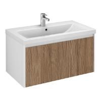 Тумба под раковину Velvex Klaufs 80 tpKLA.80.1Y-617.216 подвесная Белый+дерево