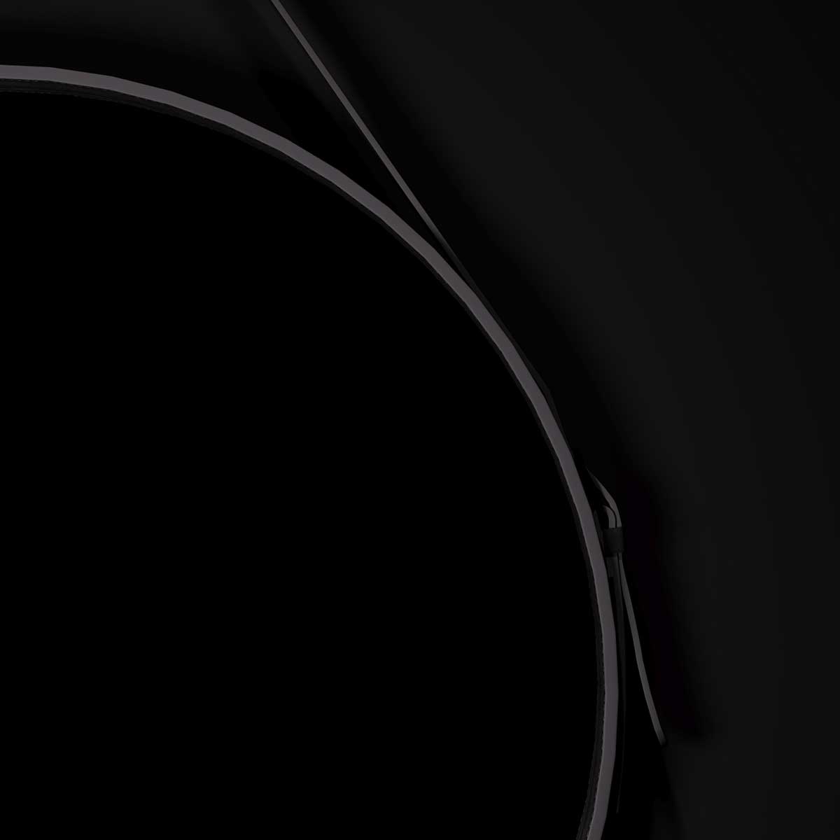 Зеркало VLM-2N700 D700 на кожаном ремне, цвет черный