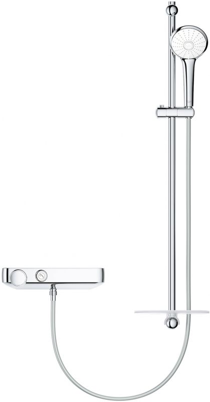 Термостатический смеситель для душа GROHE GRT SmartControl и душевой гарнитур Euphoria 110 Massage с душевой штангой 900 мм (34721000) Термостатический смеситель для душа GROHE GRT SmartControl и душевой гарнитур Euphoria 110 Massage с душевой штангой 900 мм (34721000)