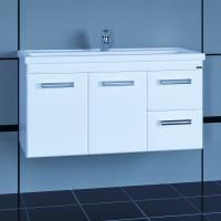 Тумба под раковину СаНта Меркурий 100 209006, подвесная ( ум. Фостер 100)