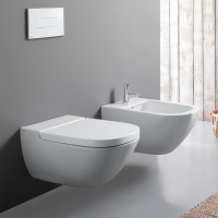 GLOBO Stockholm Унитаз подвесной 51*37см, с системой скрытого крепежа, цвет белый