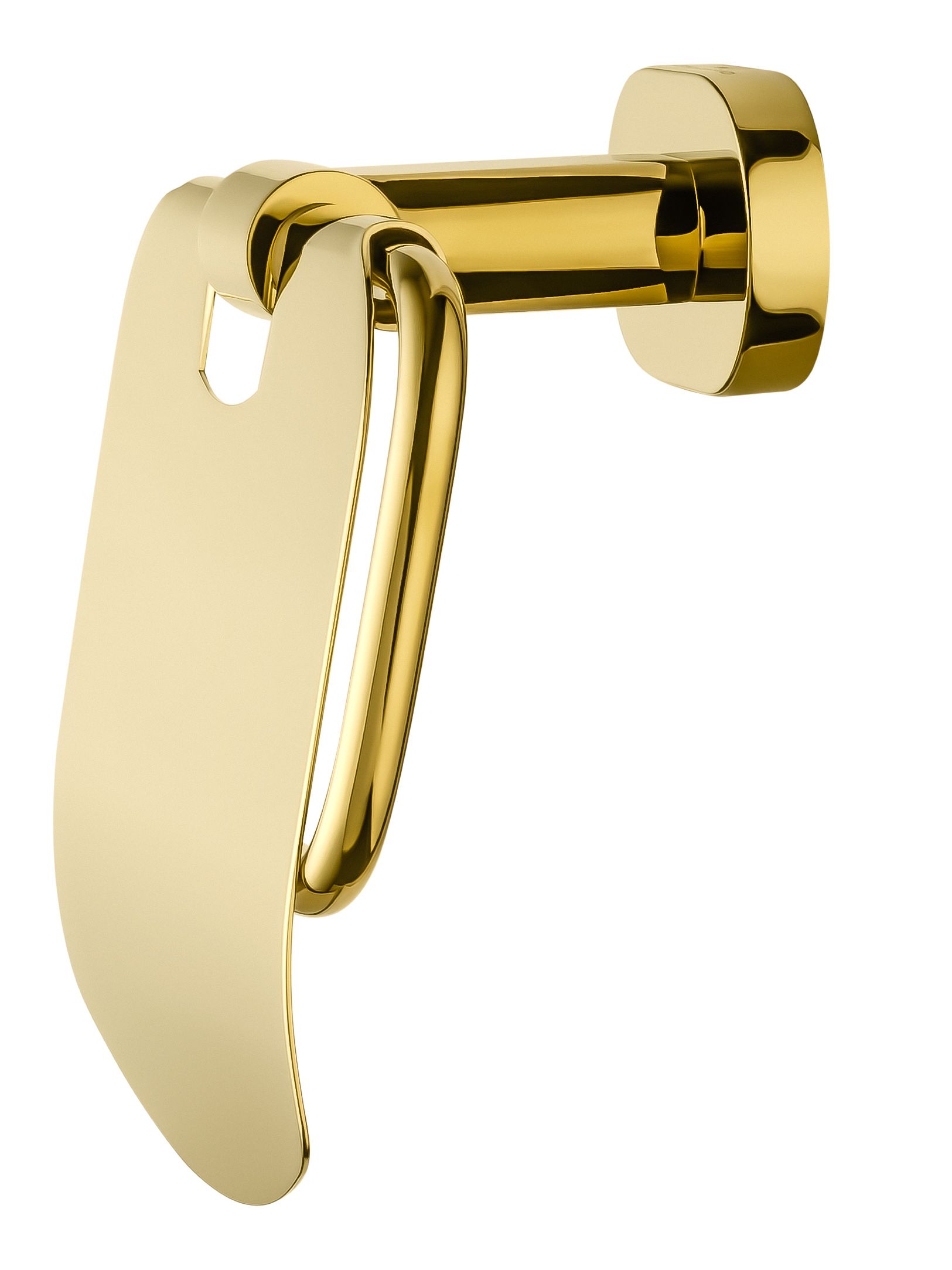 Держатель для туалетной бумаги с крышкой WONZON & WOGHAND FIRST, Глянцевое золото (WW-8426-LG)