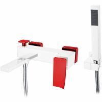 Смеситель для ванны QChromeRed.2_Комплект