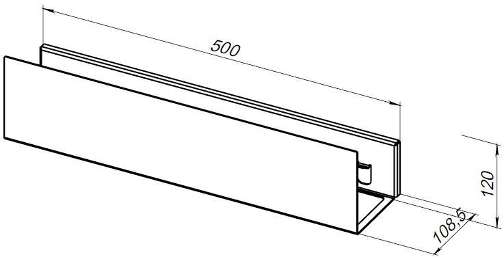 Полка Aquanet Магнум Н 50x12 белая матовая, с крючками Полка Aquanet Магнум Н 50x12 белая матовая, с крючками