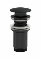 Донный клапан для раковины WONZON & WOGHAND, Черный матовый (WW-88SS09-MB) Донный клапан для раковины WONZON & WOGHAND, Черный матовый (WW-88SS09-MB)