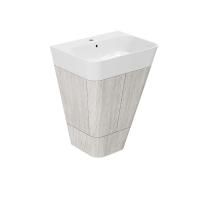 AZZURRA BUILD  раковина подвесная/накладная  65х50х16 см с 1 отв. под смеситель , цвет белый