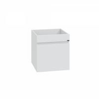 Тумба под раковину над стиральной машиной подвесная "Марс "48" 1 ящ. (ум. Юпитер 1100*500 литой мрамор)