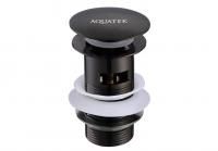 Сливной набор для раковины AQUATEK, матовый черный AQ6001MB Сливной набор для раковины AQUATEK, матовый черный AQ6001MB