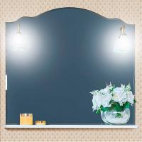 Зеркало Бриклаер Анна 100 с подсветкой Белое