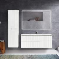 Зеркало DUET CEZARES с лазерной гравировкой, контурной подсветкой и сенсорным выключателем