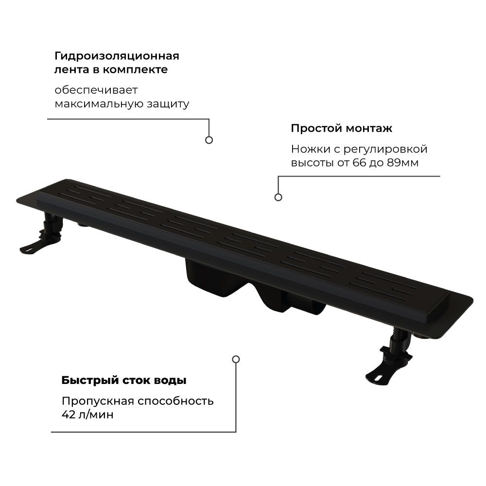 Душевой лоток Drain Leo-30B