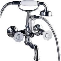 Смеситель для ванны(душевой комплект), Camelia хром_Комплект