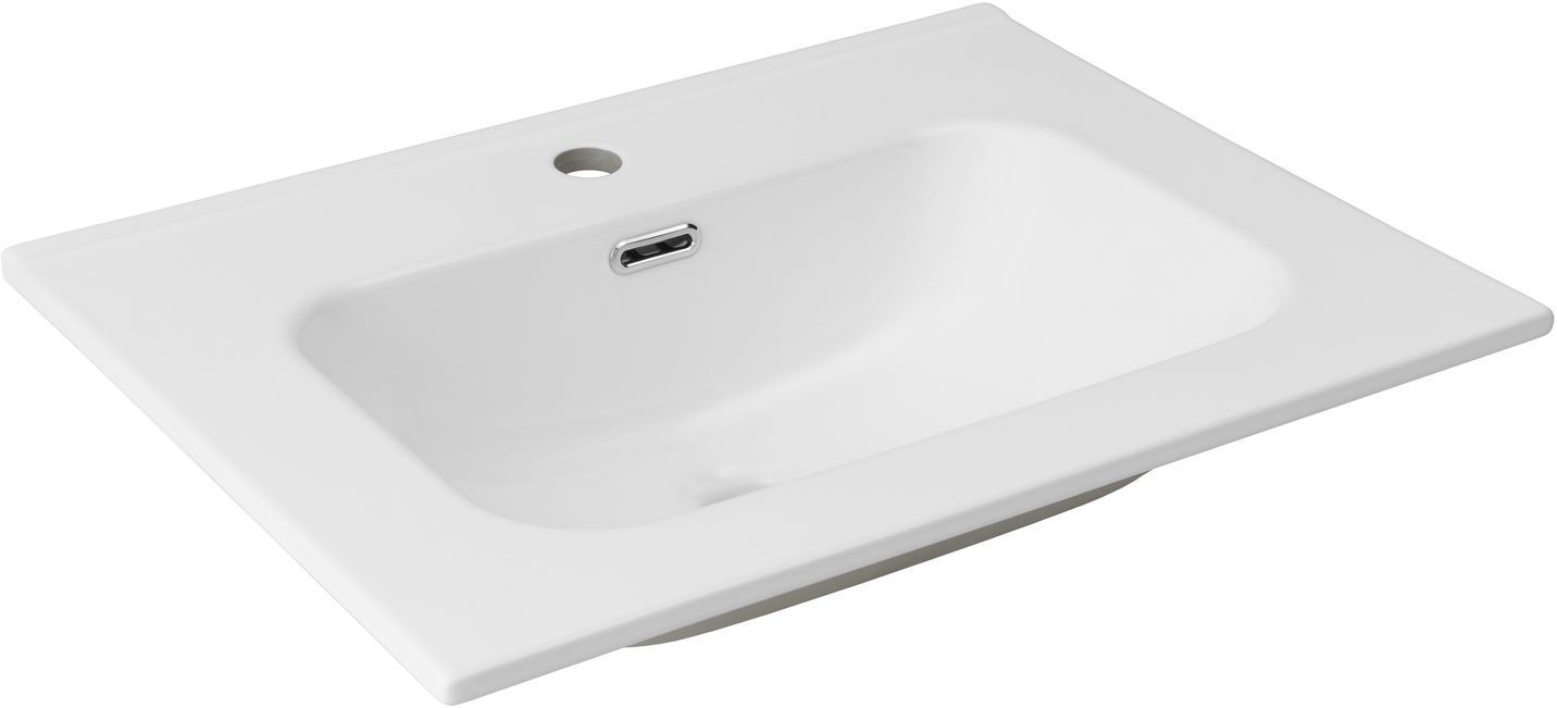 Раковина Aquanet Flat 60 белая матовая Раковина Aquanet Flat 60 белая матовая