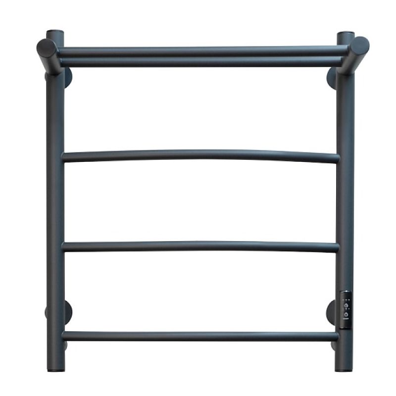 Полотенцесушитель электрический с полочкой (лесенка) Тругор Пэк сп 5 П 60х50 см, графит, артикул Пэк сп 5П/6050графитВГП