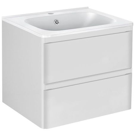 Тумба под раковину Vincea Vico VMC-2V600GW подвесная G.White, артикул VMC-2V600GW
