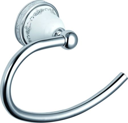 Sanibano Kleo, полотенцедержатель - полукольцо, цвет золото, артикул H9750/04GOLD