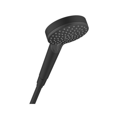 HG Vernis Blend Vario Ручной душ d100мм, 2jet (Rain, IntenseRain), EcoSmart, цвет: матовый черный, артикул 26340670