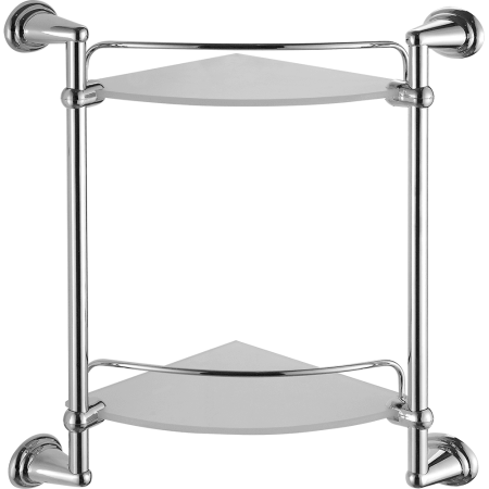 Полка стеклянная угловая FASHUN A1507-2, хром, артикул A1507-2