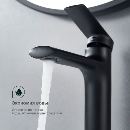 Смеситель для раковины Splenka S50.10.06, черный