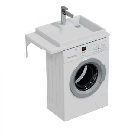 Раковина над стиральной машиной "Юпитер 750*500" правый, ш/гл без кронштейнов