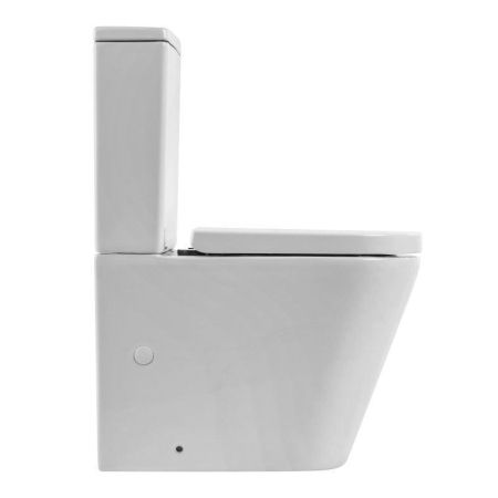 Унитаз-компакт безободковый со смывом TORNADO BelBagno FLAY-TOR, артикул BB901SC