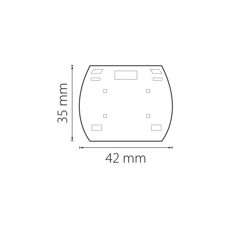Заглушка концевая трехфазная Barra Lightstar 504166, артикул 504166
