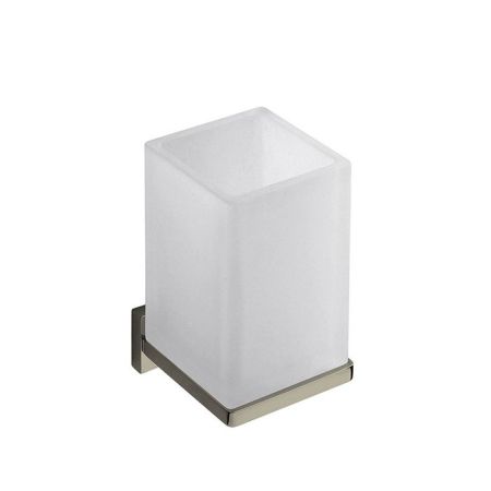 Colombo Look Стакан подвесной, цвет: PVD нержавеющая сталь/матовое стекло, артикул B1602.HPS1-VAN