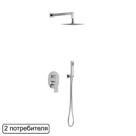 Система для душа скрытого монтажа EXCELLENT Glad ARAC.SET.1145CR (хром), артикул ARAC.SET.1145CR