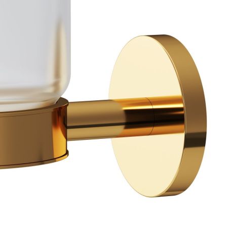 A85A34399 X-Joy, Стеклянный стакан с настенным держателем, золото, артикул A85A34399