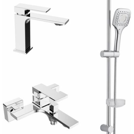 Комплект смесителей Orange Lutz M04-311cr Хром Комплект смесителей Orange Lutz M04-311cr Хром