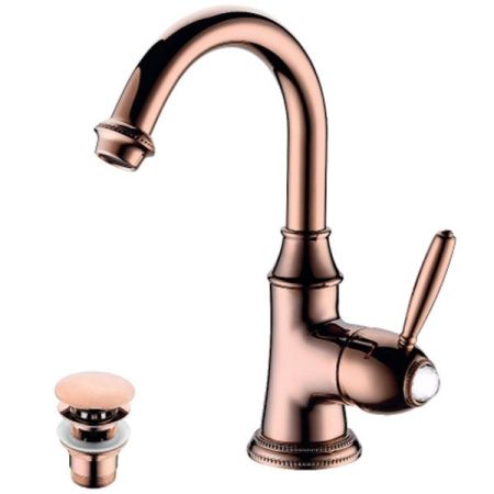 Смеситель для раковины Lemark Spark LM6707RG Розовое золото, артикул LM6707RG