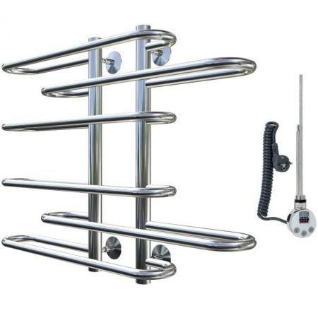 Электрический полотенцесушитель Тругор Логика элТЭН 60x60 Хром, артикул Логика/элТЭН6060