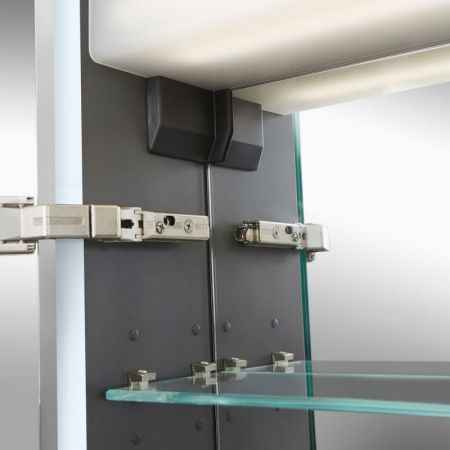 Зеркальный шкаф AM.PM Sensation 80 L M30MCL0801BG Небесно-голубой глянцевый, артикул M30MCL0801BG