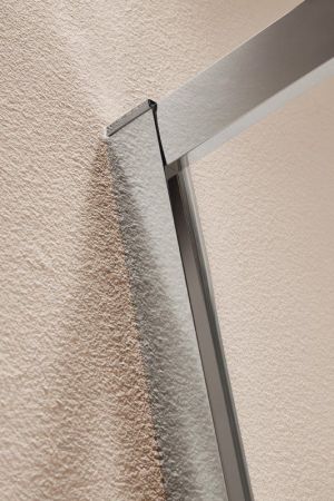 Душевой уголок Cezares Eco RH-2 100х80 профиль Хром стекло прозрачное, артикул ECO-O-RH-2-100/80-C-Cr