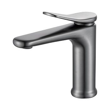 Смеситель для раковины Shevanik S4701T, оружейная сталь