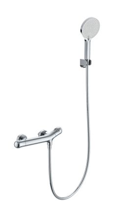 Смеситель для душа с термостатом WONZON & WOGHAND T-1000, Хром (WW-B2057-A-CR), артикул WW-B2057-A-CR