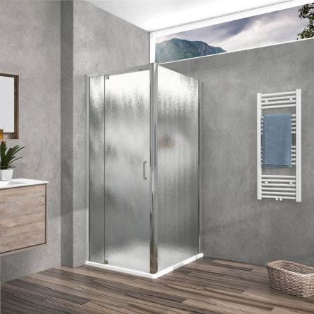 Душевой уголок Vincea Intra 100х80 VSR-1I901080CH профиль Хром стекло шиншилла, артикул VSR-1I901080CH