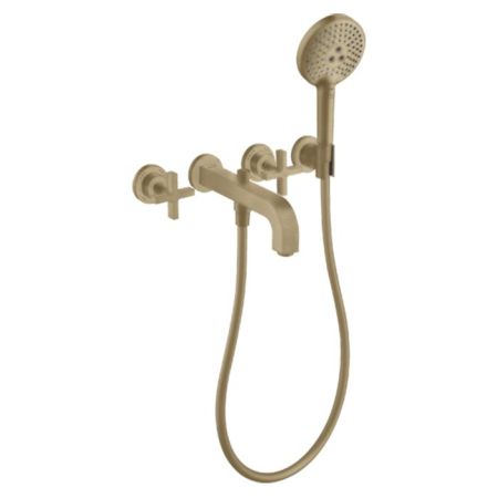 AX Citterio Смеситель для ванны , цвет шлифованная бронза, артикул 39447140