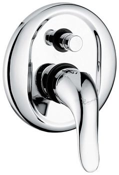 Emmevi Duka, смеситель внутристенный на 2 выхода, цвет хром