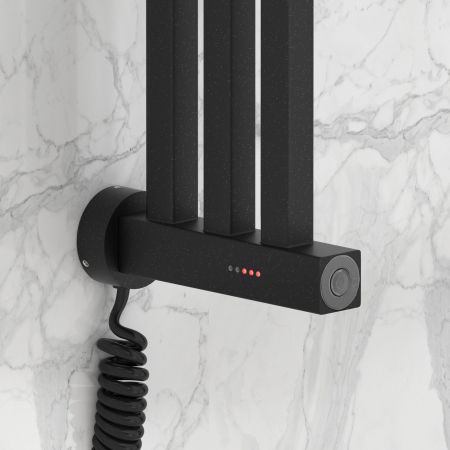 Полотенцесушитель электрический "ХОРДА 4.0" 600х166 (Тёмный титан муар)