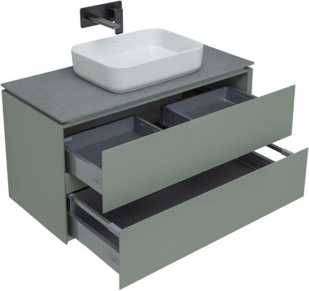 Тумба под раковину Allen Brau Infinity 100 1.21003.CGM олива матовый, артикул 1.21003.CGM