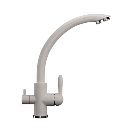 Смеситель для кухни Ulgran U-017-331, белый, артикул U-017-331