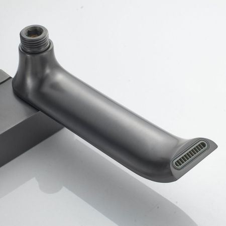 Смеситель для ванны Shevanik S4102T, оружейная сталь, артикул S4102T