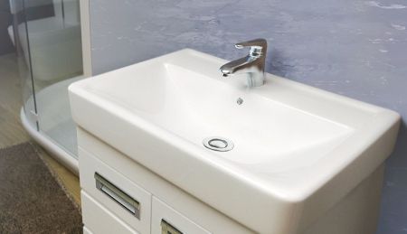 Тумба под раковину Raval Kub 50 Белая, артикул Kub.01.50/N/W