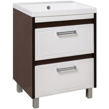 Тумба под раковину Runo Гранада 60 4620750022259 Венге-Белая