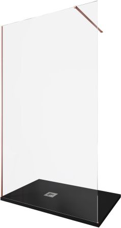 Душевая перегородка Allen Brau Infinity 1 120 3.21023.60 медь браш, артикул 3.21023.60