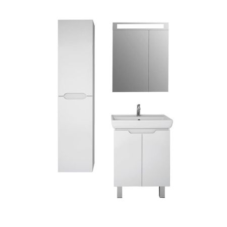 Тумба с раковиной подвесная Dreja Q Plus (D) 70 см, белый, артикул 99-1005-com